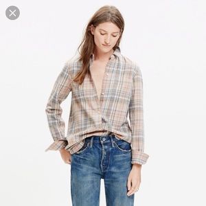 Madewell Flannel Ex-Boyfriend Shirt